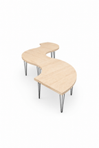 Table ondulée événementielle