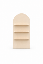Mur présentoir événementiel – Arche & Rectangle