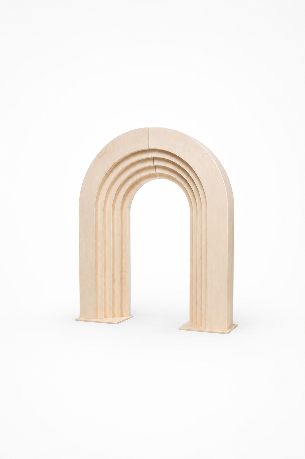 Arche arc-en-ciel événementielle